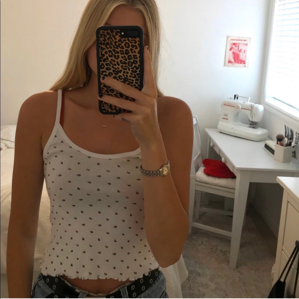 Brandy Melville floral tank